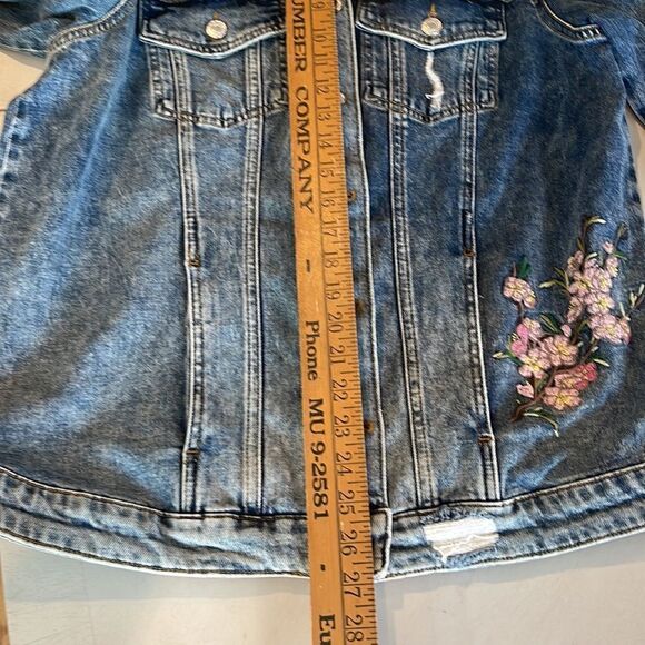 Violeta by Mango Embroidered Denim Jacket - Picture 11 of 11